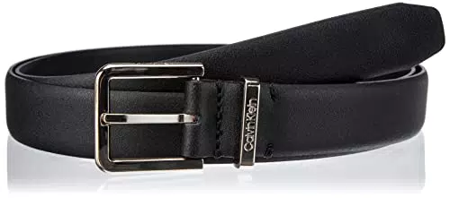 Calvin Klein Must Metal Loop Belt 25mm Cintura, CK Black
