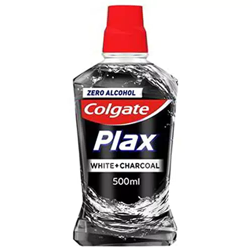 WHITE + CHARCOAL 0% enjuague bucal 500 ml