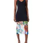 Desigual Vest_Bubble Abito Casual, Blu