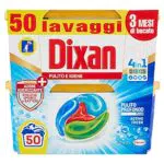 Dixan Discs Pulito e Igiene, Detersivo Lavatrice Predosato In Capsule