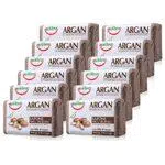 Equilibra Argan Sapone 100% vegetale, 100 g, Pacco da 12