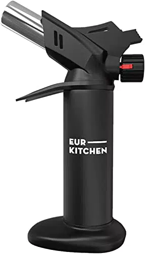 EurKitchen Cannello a Gas Butano da Cucina con Blocco di Sicurezza