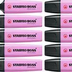 Evidenziatore - STABILO BOSS ORIGINAL Pastel - Confezione da 10 - Fucsia Freddo