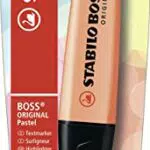 Evidenziatore - STABILO BOSS ORIGINAL Pastel - Pack da 1 - Rosa Pesca