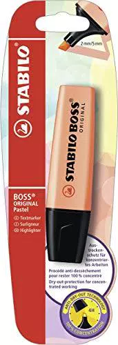 Evidenziatore - STABILO BOSS ORIGINAL Pastel - Pack da 1 - Rosa Pesca