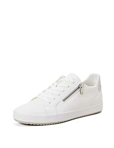 Geox D Blomiee A, Scarpe da Ginnastica Donna, Bianco