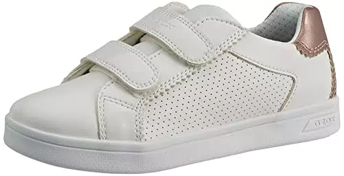Geox J Djrock Girl, Scarpe da Ginnastica, Rosa