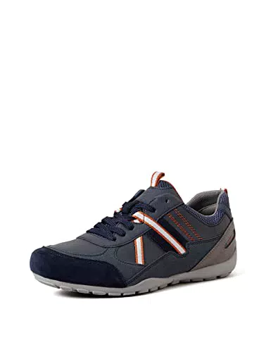 Geox U Ravex A, Scarpe da Ginnastica Uomo, Blue Navy