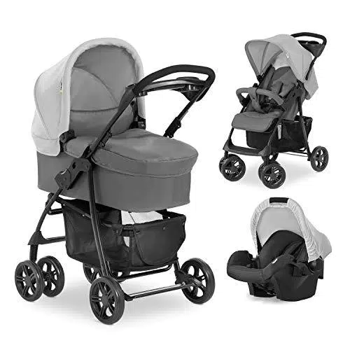 Hauck Passeggino 3 in 1 Trio Set, grigio