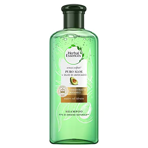 Herbal Essences Shampoo Senza Solfati Puro Aloe + Olio Di Avocado