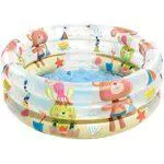 Intex- Piscina Baby Pool 3 Anelli, 61x22 cm, 57106, Colori e modelli assortiti