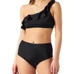 Iris & Lilly Auk203901 Set Bikini, Nero, 42