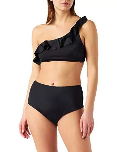 Iris & Lilly Auk203901 Set Bikini, Nero, 42
