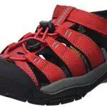 KEEN Newport H2, Sandali - Bambini e ragazzi, nero/rosso, 32/33