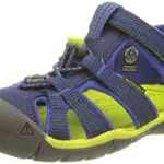 KEEN Seacamp 2 Cnx Sandali, Unisex - Bambini, Blue Depths/Chartreuse