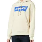Levi's Graphic Standard Hoodie Sweatshirt, Sudadera Seasonal BW Angora