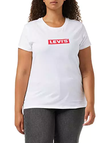 Levi's The Perfect Tee Box Tab White+ Graphicaglietta Donna