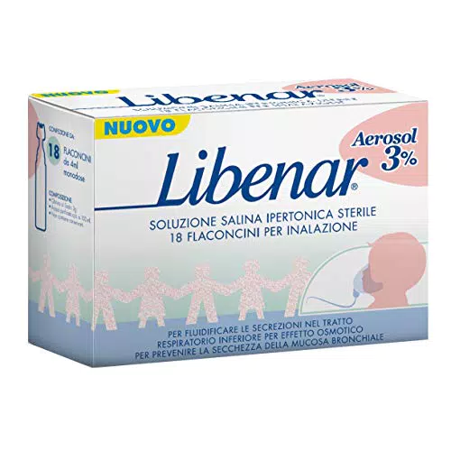 Libenar Fiale Aerosol Ipertoniche 3% per l’Inalazione in Aerosolterapia di Neonati