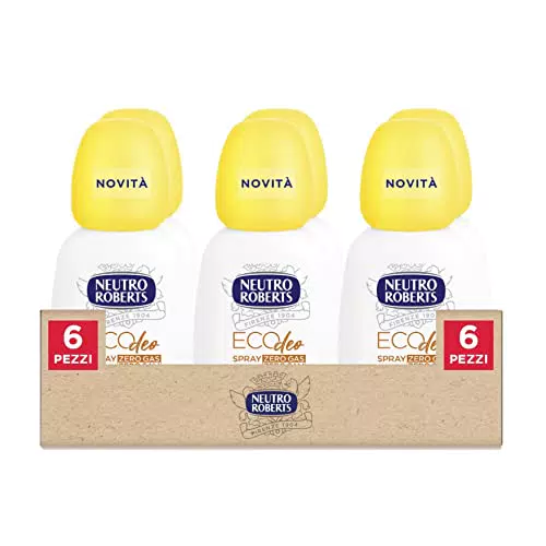 NEUTRO ROBERTS Deodorante Spray, Ecodeo Fresco Giallo