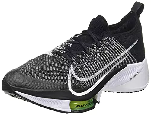 Nike Air Zoom Tempo Next% FK, Scarpe da Corsa Uomo, Black/White-Volt
