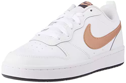 Nike Court Borough Low 2, Sneaker, White/Mtlc Red Bronze-Summit White