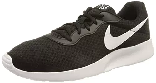 Nike Tanjun, Sneaker Donna, Black/White-Barely Volt-Black