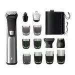 Philips Multigroom Serie 7000 14-in-1, per Viso, Capelli e Corpo con Tecnologia DualCut