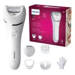 Philips Serie 8000 Wet & Dry epilatore con 6 accessori