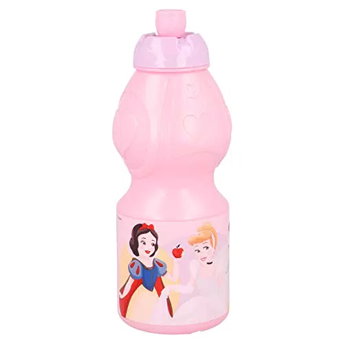PRINCIPESSE DISNEY |Bottiglia d’acqua per bambini con chiusura anti-perdite