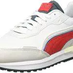 Puma City Rider Electriccarpe Unisex-Adulto, Nimbus Cloud White High Risk Red