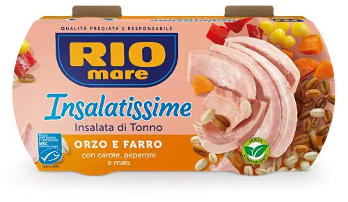 Rio Mare - Insalatissime Orzo, Farro e Tonno Pinne Gialle con Carote