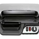 Rowenta Gr3060 Ultra Compact Comfort 600 Bistecchiera Elettrica Multifunzione, 2000 W, con Piastre in Alluminio Antiaderenti e Spia Cottura, Grill, Barbecue e Tostiera, Facile da Pulire