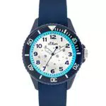 s.Oliver Time Orologio Analogico Quarzo Unisex Bambini con Cinturino in Silicone SO-3634-PQ