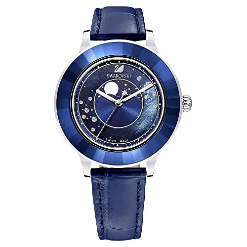 Swarovski Orologio Octea Lux, Luna, cinturino in pelle
