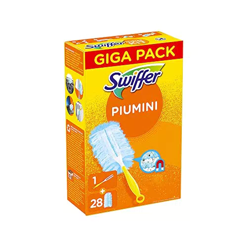 Swiffer Piumini Catturapolvere, 25 Piumini Duster, Cattura e Intrappola Polvere e Sporco