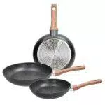 Tognana Set 3 padelle 20-24-28 cm, Alluminio, anche a Induzione