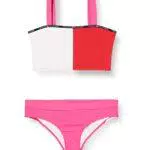 Tommy Hilfiger Bralette Set di Bikini, Stunning Orchid
