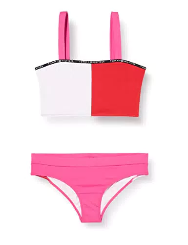 Tommy Hilfiger Bralette Set di Bikini, Stunning Orchid