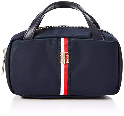 Tommy Hilfiger - Portafoglio a tre pieghe da donna, motivo: papavero