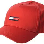 Tommy Jeans TJW Flag cap Coperchio, Cremisi Profondi