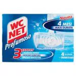 Wc Net - Tavoletta Profumoso 3 Effect, Fragranza Ocean Fresh, 4 Pezzi