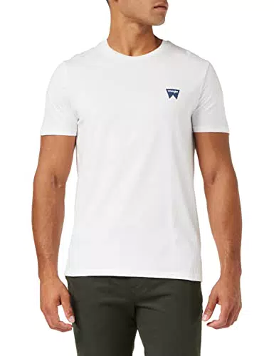 Wrangler Sign off Tee T-Shirt, White 312