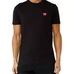 Wrangler Sign off Tee T-Shirt, Black 301