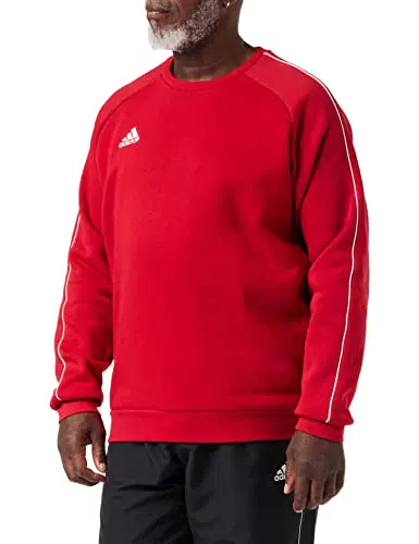 adidas Core 18 SS, Felpa Uomo, Rosso, L