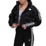adidas D Short Puffer, Giacca Donna, Black, 46