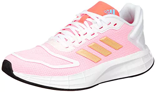 Adidas Duramo 10carpe da Running Donna, Bianco/Beige Sabbia Met/Turbo