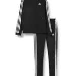 adidas Essentials, Tuta Sportiva Unisex-Adulto, Nero Bianco