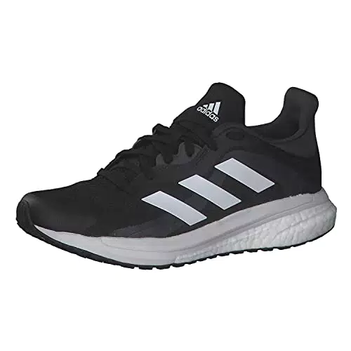 adidas Solar Glide 4 ST W, Sneaker Donna, Core Black/Ftwr White/Grey Six
