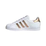 adidas Superstar Wcarpe da Ginnastica Donna, Bianco/Rame Met./Nero