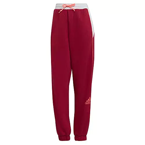 adidas W CB PT, Pantaloni Sportivi Donna, Legacy Burgundy/Dash Grey/Semi Turbo